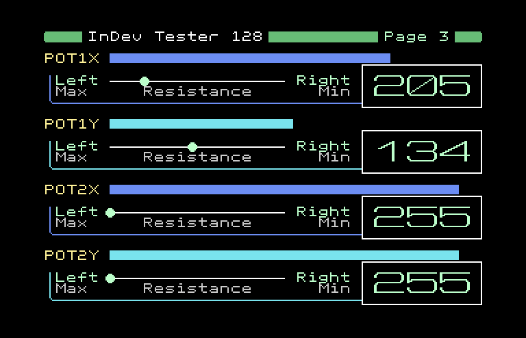 Pantalla 3, prueba de paddles