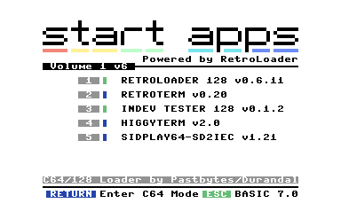 Menu de Start Apps 1