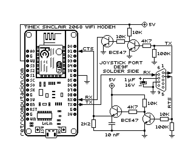 Plano del modem wifi para Timex
